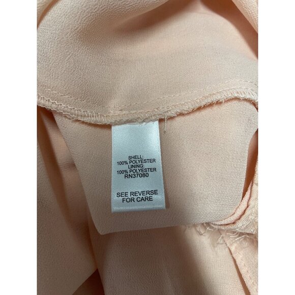 Cato Blush Textured BOHO Blouse Floral Pattern Ruffled Details Womens 18/20 - Picture 6 of 6